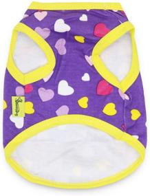 img 1 attached to 🐶 Stylish Summer Dog Clothes: DroolingDog Pet Clothes Small Dog Shirts (Pack of 3)