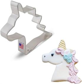 img 1 attached to 4-дюймовый нож для печенья с головой 🦄 юнико́рна Ann Кларк