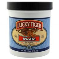 🪒 lucky tiger molle brushless shave cream - 12 oz: ultimate smoothness and comfort for your shaving routine! logo