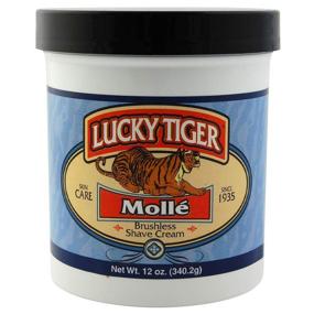 img 1 attached to 🪒 Lucky Tiger Molle Brushless Shave Cream - 12 Oz: Ultimate Smoothness and Comfort for Your Shaving Routine!