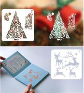 🎄 christmas stencils for decorative journaling and scrapbooking logo