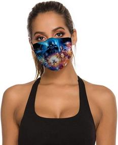 img 3 attached to 5PCS Face Cover Mask with 10 Filters - Reusable, Adjustable, Washable, Elastic Strap - Mouth Cover for Adult Men and Women