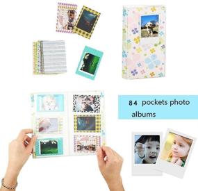 img 1 attached to 📸 Katia Instant Camera Accessories Bundle for Fujifilm Mini 11: Camera Case, Album, Frame, Stickers, Strap, and More | Alpaca Design