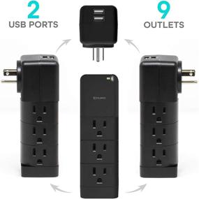 img 2 attached to Aduro Protector Multiple Splitter Extender Power Strips & Surge Protectors