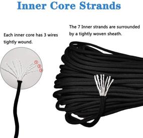 img 1 attached to 🔧 MONOBIN Paracord Combo Kits: Craft Bracelets, Survival Ropes & More with 550 Type III Parachute Cord