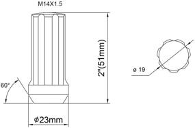 img 2 attached to Dynofit 14Mmx1 5 Колесо M14X1 5 ​​Коническое