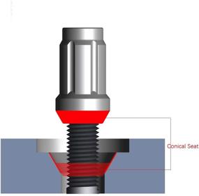 img 3 attached to Dynofit 14Mmx1 5 Колесо M14X1 5 ​​Коническое