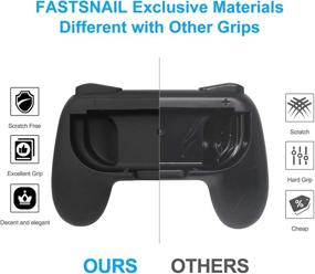 img 3 attached to FastSnail Nintendo Switch Wear Resistant Controller Nintendo Switch for Accessories