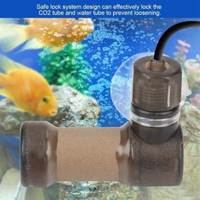 img 2 attached to Super Aquarium Fish Tank Equipment: CO2 Atomizer Diffuser for Carbon Dioxide Dispersion (Large-Brown)