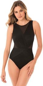 img 4 attached to Miraclesuit 6516685 Illusionist Palma One Piece Women's Clothing