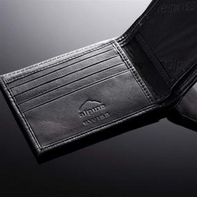 img 2 attached to Ultimate Protection: Alpine Swiss RFID Blocking Leather Wallet with Ample Space