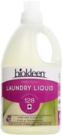 biokleen laundry liquid: free & clear, 64 oz - effective eco-friendly solution logo