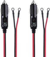 🔌 cable matters 2-pack 12v car power inverter cord - 15 feet with eyelet terminals and 15a fuse logo