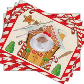 img 2 attached to Gingerbread Gumdrop 🎄 Christmas Placemats by Pamime