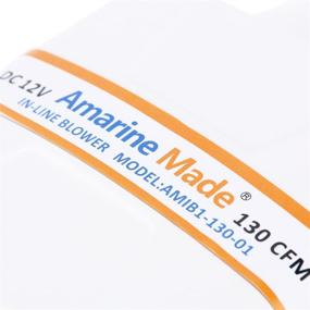 img 3 attached to 🚤 In-Line Bilge Air Blower 130cfm: Enhance Marine Boat Ventilation with Amarine Made's 12v Electric Option