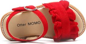 img 3 attached to Otter MOMO Sandals Summer Toddler