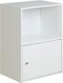 img 4 attached to Convenience Concepts Storage Cabinet Birch Furniture and Home Office Furniture