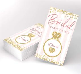 img 2 attached to Bridal Shower Scratch Off Game: 30 Cards, Bridal Lottery Tickets, & Wedding Shower Ideas - A Perfect Entertainment Addition!