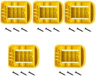 weqcter battery holder dewalt yellow logo