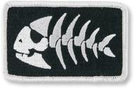 pirate-themed iron-on patch: playful jolly pirate fish design for fun enhancements logo