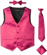 american exchange boys satin 2-piece clothing set for suits & sport coats: sleek and stylish boys' attire logo