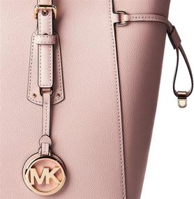 img 2 attached to 👜 Chic and Functional: MICHAEL Michael Kors Voyager Medium Top Zip Tote in Soft Pink - Shop Now!