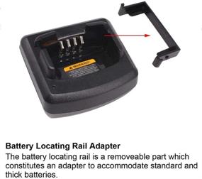 img 2 attached to 🔌 Motorola CP110 RDM2070D RDU4100 RDV5100 RDU2020 RDU2080D RDV2020 RDV2080D RDM2080 RDU4160D Rapid Charger - Compatible with RLN6305 RLN6308 RLN6332A