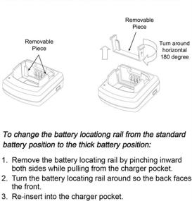 img 1 attached to 🔌 Motorola CP110 RDM2070D RDU4100 RDV5100 RDU2020 RDU2080D RDV2020 RDV2080D RDM2080 RDU4160D Rapid Charger - Compatible with RLN6305 RLN6308 RLN6332A