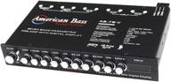 🔊 enhance your audio experience with the american bass high end 7 band equalizer featuring voltage display logo