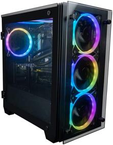 img 4 attached to 💪 Powerful CUK Stratos Micro Gaming Desktop: Liquid Cooled Intel i9-11900KF, 64GB DDR4 RAM, 1TB NVMe SSD + 2TB HDD, NVIDIA GeForce RTX 3070 8GB, 750W Gold PSU, Windows 10 Home - Gamer PC Computer