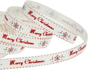 img 4 attached to Christmas Grosgrain Ribbon Merry Wrapping