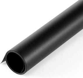 img 4 attached to 📸 Selens Matte PVC Black Photography Backdrop - 24x51 inch (60x130cm)