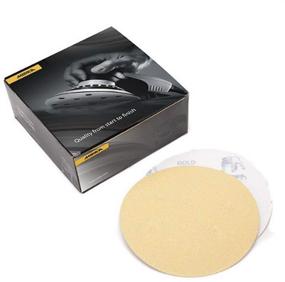 img 1 attached to Mirka 23-332-220 Bulldog Gold 5-Inch PSA Disc 220 Grit: Premium Abrasive for Effective Sanding