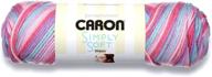 🧶 пряжа caron simply soft (4) 100% акрил среднего веса - средняя плотность - 5 унций - таймс-сквер - стирать в машине и сушить логотип