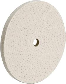 img 1 attached to 🛠️ Woodstock D2497 Buffing Wheel, 5-Inch Spiral Sewn, 30 Ply, 1/2-Inch Hole