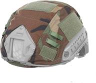 enhance your airsoft & paintball experience with emersongear tactical helmet cover - camouflage combat helmet accessories logo