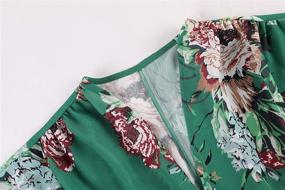 img 2 attached to Womens Floral Kimono Cardigans Sleeve