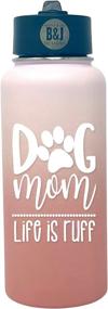 img 4 attached to Dog Mom Tumbler - Women's Dog Lover Gift - Dog Mom Cup, Water Bottle - Ideal for Christmas, Birthday