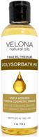 velona's polysorbate 80: versatile 4 oz solubilizer for food, cosmetics, and more - natural, effective, and multipurpose logo