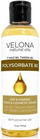 img 4 attached to Velona's Polysorbate 80: Versatile 4 oz Solubilizer for Food, Cosmetics, and More - Natural, Effective, and Multipurpose