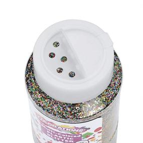 img 2 attached to ✨ 1 lb Colorations Extra-Safe Plastic Black Glitter - Easy Dispensing Shaker Jar - Ideal for Arts, Crafts, Decorating, Slime, Holiday Parties, Weddings, Scrapbooking - Non Toxic Glitter