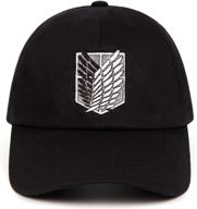 🧢 anime baseball cap dad hat for men - attack on titan theme логотип