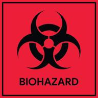 powerful biohazard stickers & signs for hospitals and industrial settings логотип