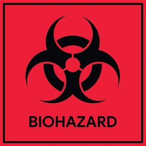 img 2 attached to Powerful Biohazard Stickers & Signs for Hospitals and Industrial Settings