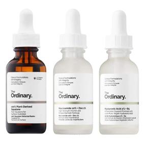 img 3 attached to 💧 The Ordinary 100% Plant-Derived Squalane, Niacinamide 10% + Zinc 1%, Hyaluronic Acid 2% + B5 Face Serum Set for Optimum Hydration and Blemish Reduction