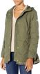 guess womens ladies sleeve anorak women's clothing for coats, jackets & vests logo