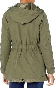 img 1 attached to GUESS Womens Ladies Sleeve Anorak Women's Clothing for Coats, Jackets & Vests