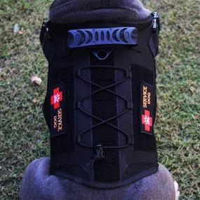 img 2 attached to 🐾 LIVIQILY Laser-Cut Style Molle Dog Pack: A Functional Hiking Backpack for Your Medium to Large Dog