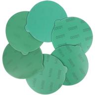 🔸 lotfancy 6 inch psa sanding discs with tabs - 30pcs 400-2000 grit assorted wet dry green film backed sandpaper - ideal for random orbital sander & fine grit sanding tasks logo