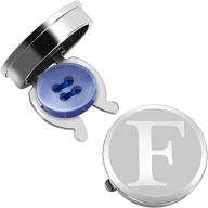 👔 hawson customizable button covers for men: enhancing your cuff links, shirt studs & tie clips логотип